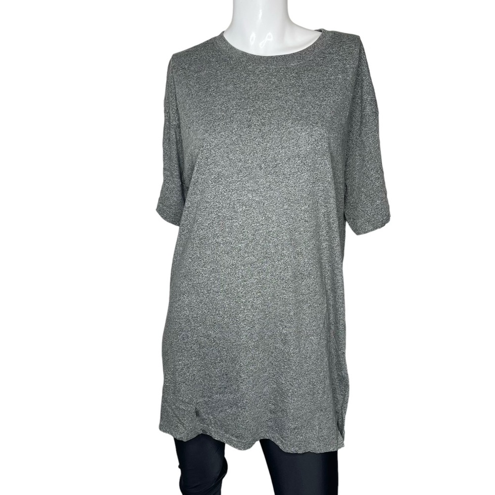 🤑 5/$25 Forever 21 Short Sleeve Long Grey Tee Shirt Dress